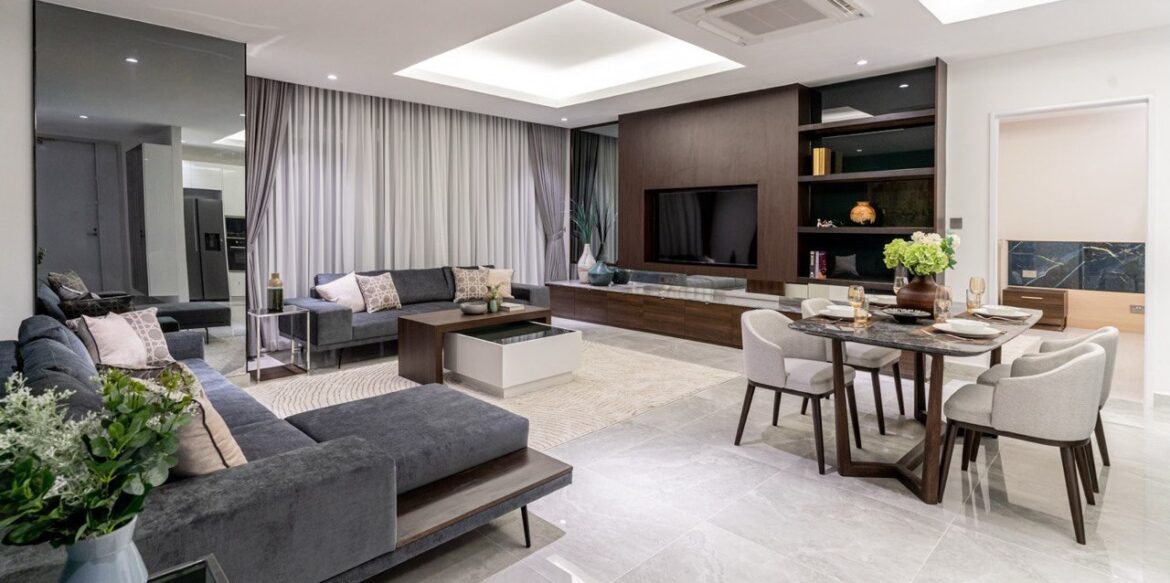Luxury three-bedroom apartments in the premium J-Tower3 project