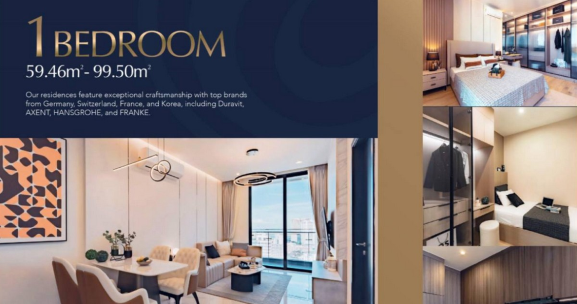 Investment in a luxury 1BR apartment UC88 Wyndham Garden