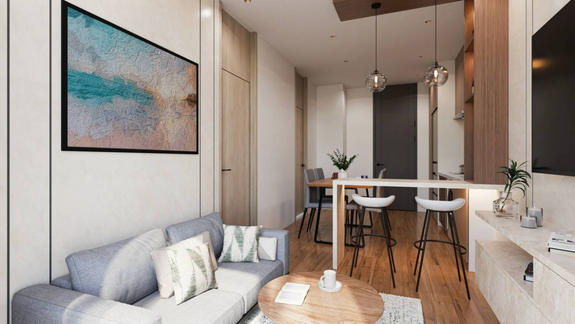 One-bedroom apartment in the premium GATO Tower project