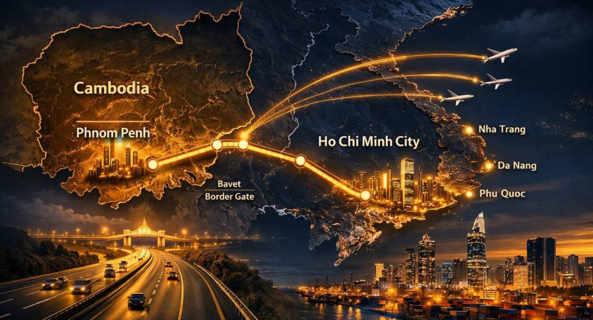Cambodia and Vietnam are building a highway between Ho Chi Minh City and Phnom Penh