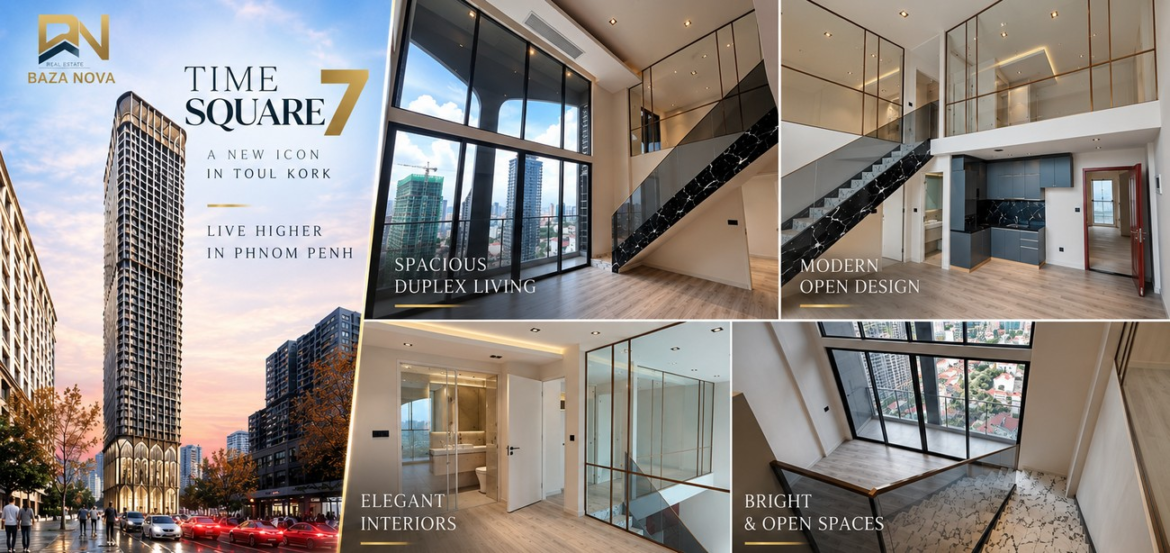 TIME SQUARE 7 – Duplex Units with 3 & 4 bedrooms for sale
