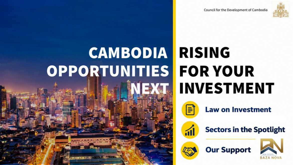 Cambodia Rising: Opportunities for Your Next Investment / Our Support